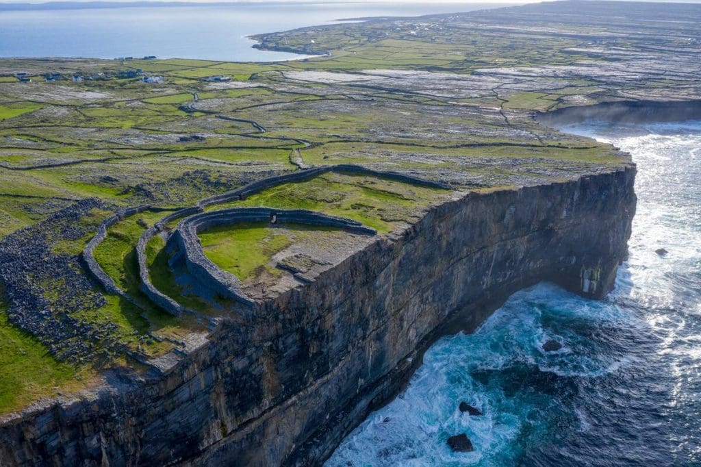 Clifftop at Dún Aonghasa, Inishmore, Aran Islands